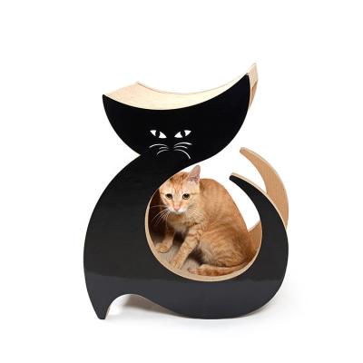 China Kinchla Viable Cat Shaped Cardboard Cat Scratcher Cat Scratch Corrugated for sale