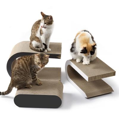 China Viable unique design multifunctional cat scratch board brand new 3 in 1cat scratching lounge bed for sale