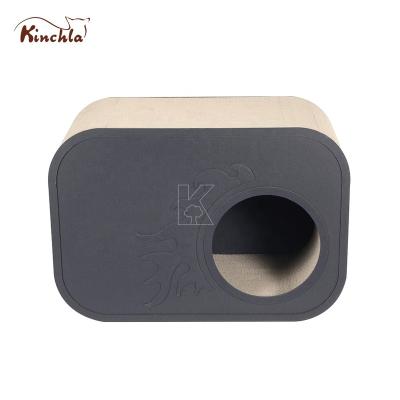 China Viable Black Hole Cardboard Cat Scratcher House/Cat Scratcher Toy for sale