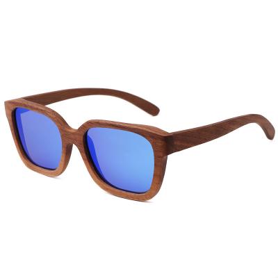 China Quality Assurance High Quality Fashion TAC Sunglasses Polarized Mirror Lens Wooden Logo For Men Womens Custom Made for sale