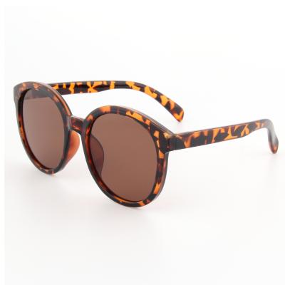 China Custom Brand Sunglasses Women Oversized Retro Fashion Sunglasses Round Leopard Trendy Sunglasses for sale