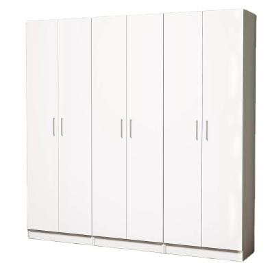 China (Size)Two Three Four Five Six Doors Melamine Particle Board MDF Adjustable White Cheap Wooden Wardrobe Wardrobe Cabinets For Bedroom Home Furniture for sale