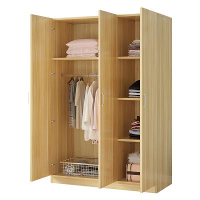 China Hot Selling Factory Doors Wardrobe Modern Style Adjustable (Size) Four/Five Door Wooden Cabinet Wardrobe For Bedroom for sale