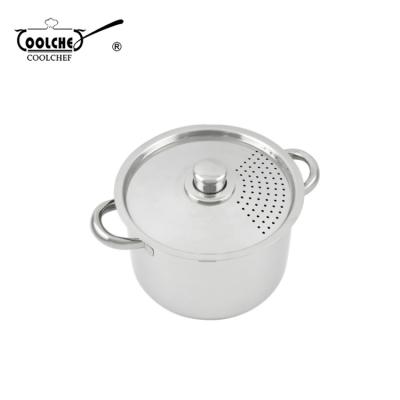 China Sustainable Stainless Steel Pasta Steamer Pot India Manufacturers for sale