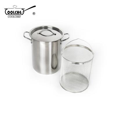 China Sustainable Stainless Steel Asparagus Pot for sale