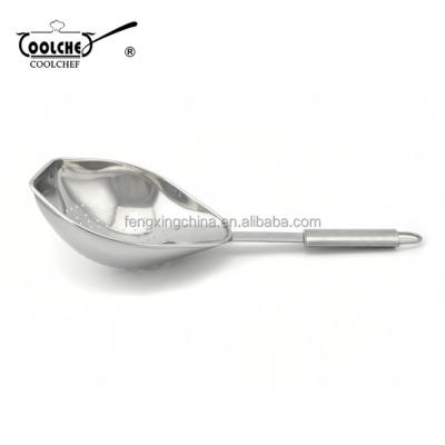 China Sustainable Stainless Steel Scoop Strainer for sale