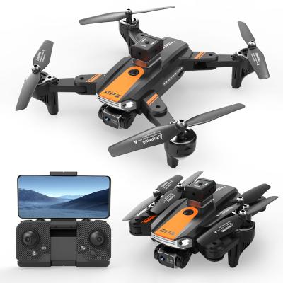 China Headless mode S9  Double 4K  HD FPV  camera Drone GPS four-axis drone   wifi real transmission foldable Electric adjustment dual lens for sale