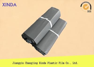 China Two Adhesive Tape Grey Poly Mailing Bags , Water Resistant Plastic Shipping Bags for sale