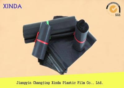 China Black Printed Plastic Mailing Imprinted Postage Durable Bags Puncture Resistant for sale