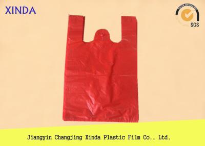 Cina borse variopinte di plastica della maglietta materiale vergine dell'HDPE di 100% con il rinforzo eliminabile in vendita