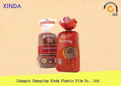 China 30mic thick HDPE bread loaf recyclable bags poly retail food store supermark for sale