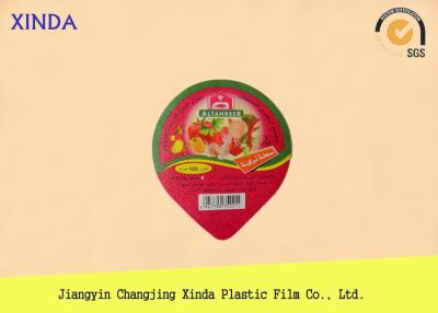 中国 注文のアルミ ホイルの型抜きされたふた、ヒート シールの K 食品包装のコップのふた 販売のため