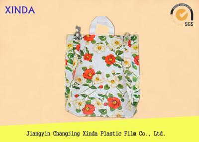 China High-Density 30*40cm die cut handle strong medium orange bags for snack gift pack for sale