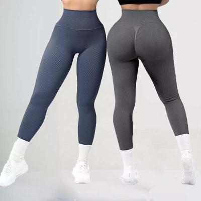 China De Collant Deporte Women's Plain Breathable High Waist Gym Stretch Camel Jogger Toe Legging Push Up Booty Seamless Butt Lifter Yoga Pant Crac! crack! for sale