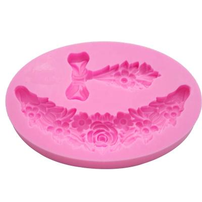 China Best Selling Elaborate Sustainable Flowers Shape For Baking Decorating Tools Baking Mold Fondant Silicone Mold for sale