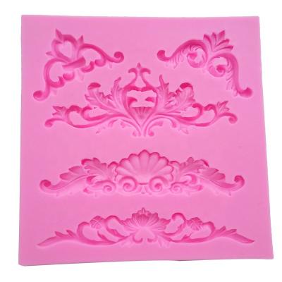 China European Best Selling High Quality Viable Model Shape Cake Decorating Tools Baking Mold Fondant Silicone Mold for sale