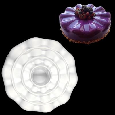 China Viable New Product Delicate White Round Shape Food Grade Silicon Mousse Mold Mold Cake Baking Mold With Good Performance for sale