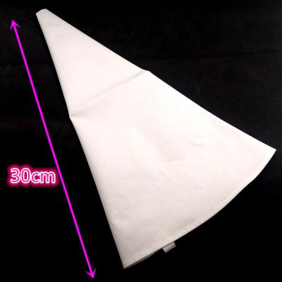 China 30cm Cotton Piping Bag White Reusable Icing Bag PU Tissue Viable Pastry Bag Cake Decorating Tool for sale