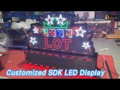 Outdoor Customized SDK LED Display Two Side Waterproof For Shop Advertising