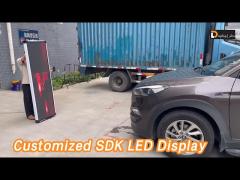 Radar Detecting Customized SDK LED Display P3 RGB For Parking Lot