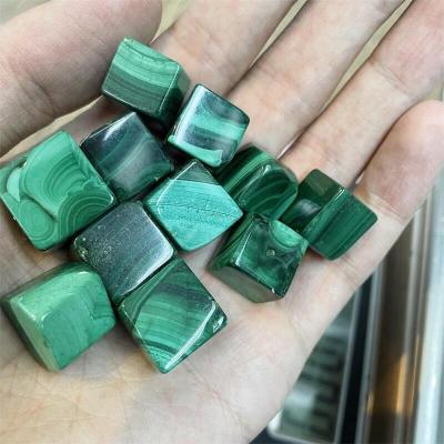 China Europe Malachite Cubes Natural Malachite Crystal Cube Healing Gemstone Malachite for sale