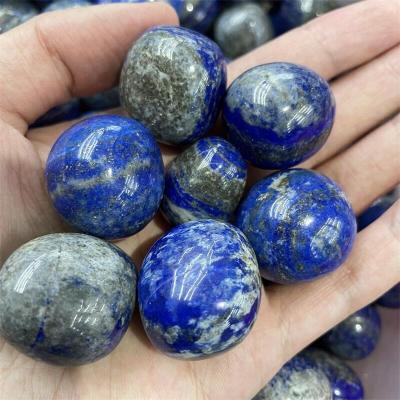 China Europe Bulk Natural Lapis Lazuli Tumbled Stones Polished Crystals For Healing Crystal for sale