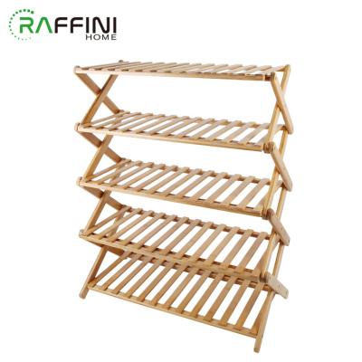 China Easy Durable Promotional Family Using Bamboo Shoe Storage Organizer for sale