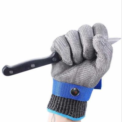 China Cutting High Quality Butcher Stainless Steel Wire Mesh Protective Mitt To Protect Hands From Knife Injuries for sale