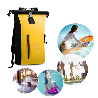 China SHAPE Outdoor Products Waterproof Backpack Bag PVC Full Waterproof Bucket Bag Water Resistant With Reflective Mark for sale