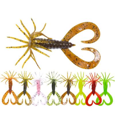 China Bionic Prawn 10cm/10g Primer 10 Prawn PVC Bionic Soft Worm Hot Sale Hot High Quality Soft Prawn Shaped Colors Soft Prawn PVC Soft Worm 10cm/10g for sale