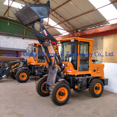 China Factory Axle Steering 1.8t Loader Manufacturer Direct Selling Hydraulic Power 910 4WD Loader for sale