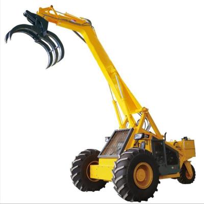 China Efficient Diesel Telescopic Garden Sugar Cane Garden Cane Garden Skid Beef Steer Skid Loader 3 Wheel Sugarcane Performance Machine Grabber Shaft for sale