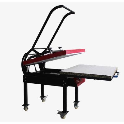 China Factory Manual Large Area T-shirt Printing Hot Stamping Flag Large 80*100cm Heat Transfer Machine for sale