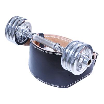 China Whip Two Layer Cowhide Weightlifting Belt Fitness Squat Exercise Hard Pull Widened Pad Exercise for sale