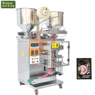 China Food 1 Year Warranty Dexe Black Hair Color Hair Dye Shampoo Full Automatic Packing Machine for sale