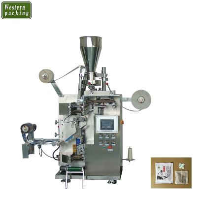 China Automatic Inner and Outer Bag Small Tea Filter Bag Packing Machine for sale