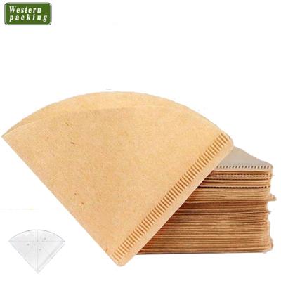 China Coffee V60 Unbleached Coffee Filterring Filter Paper (Size 01, 100 Count, Natural) for sale