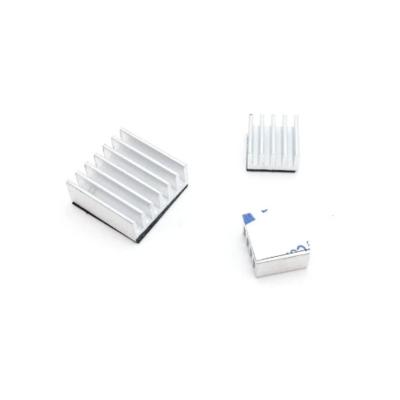 China Raspberry PI Pure Aluminum Heat Sink Set Kit =Chip heat sink 14*14mm (1pcs)+ 8*8mm (2pcs) 4053 for sale