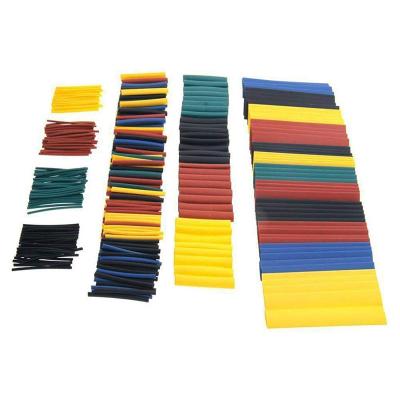 China LOW VOLTAGE Shrink Wrap Electrical Insulation Heat Shrink Tube 328 Pieces Coated Sleeve Charger Color Shrinkable Tube Heat Shrink Tubing for sale