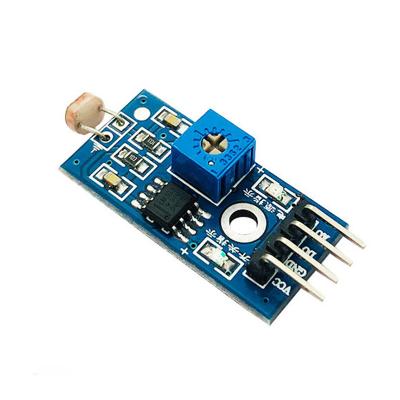 China Standard 3.3V-5V 4 Pin Detection Photoresistor Module Photodiode Photosensitive Sensor Module LM393 for sale