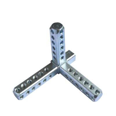 China 3-Way Joint Steel or Stainless Steel Metal Angle for Low Voltage Switchgear PS TS Cabinets for sale