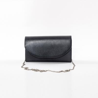 China Wholesale Simple High-end Chain Fashion Cross-Body Sense Temperament Solid Color Pu Solid Color Banquet Niche Banquet Bag Soft Bag for sale