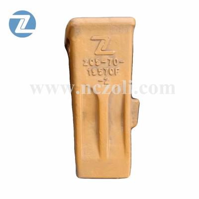 China Alloy Steel ZOLI PC200F-2 Spare Part BUCKET TEETH 205-70-19570F-2 For Excavator Bucket for sale