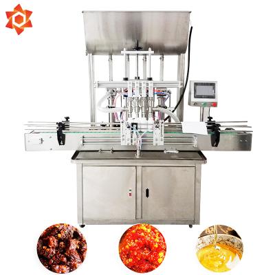 China Automatic Food Beverage Filler Machine Liquid Filling Machine Production Line for sale