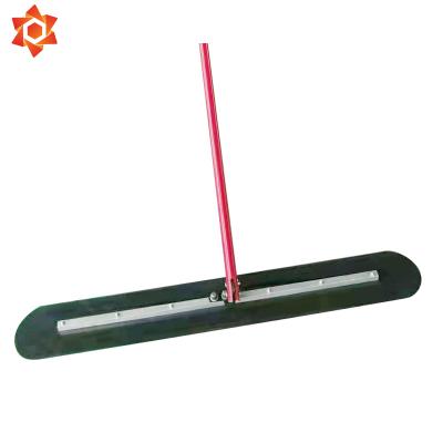 China Large Cement Sidewalk Floor Trowel Cornered Concrete Push Pull Trowel Leveling Rod for sale