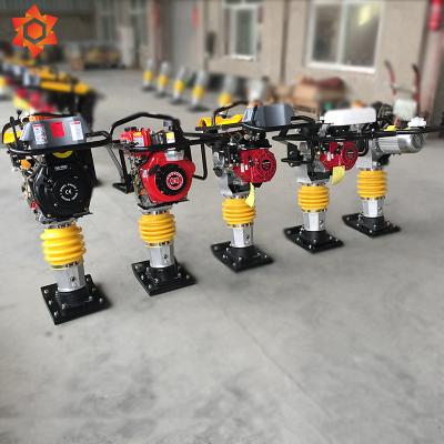 China The building material stores electric asphalt road impact tamping gasoline impact vibrating tamping lady for sale