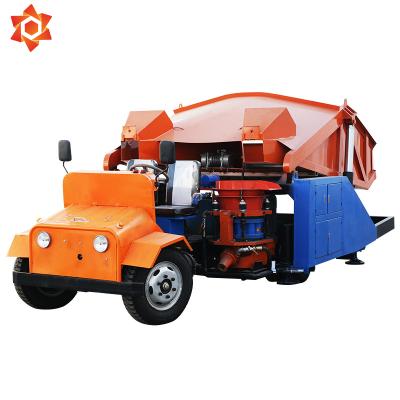 China Power shotcrete tunnel power pool shotcrete equipment automatic shooting shotcrete machine concrete car for sale for sale