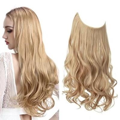 China Brazilian Body Wave 100% Human Remy Hair Halo Hair Extension Double Drawn Hair for sale