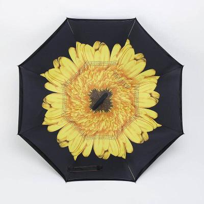 China China Daisy Umbrellas Modern Automatic Reverse Umbrella Umbrella Factory Wholesale for sale