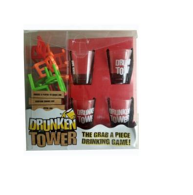 China Custom Plastic Blocks Table Game Tower Entertainment Drunk Tower for sale